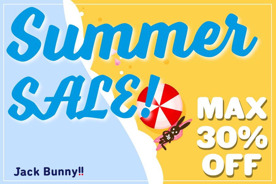 Jack Bunny Summer Sale 6月28日am10時スタート News Jack Bunny