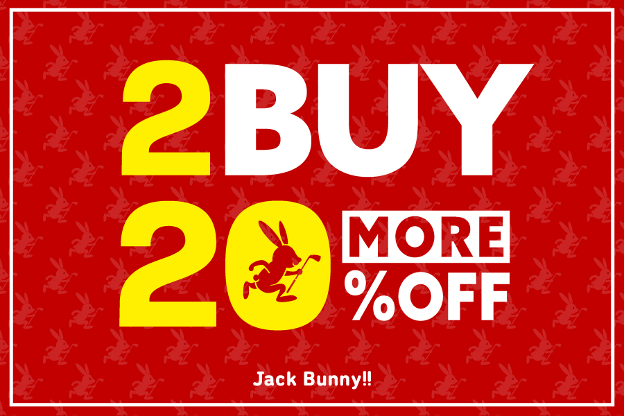 まとめ買いがさらにお得に Jack Bunny 2buy Offセール開催中 News Jack Bunny